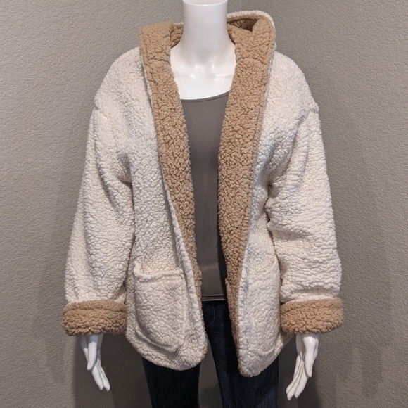 Love Tree Jackets & Blazers - Love Tree super soft reversible teddy jacket